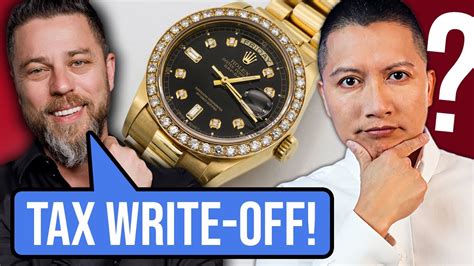 can i write off a rolex as a business expense|roman sharf watches tax write off.